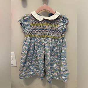 Baby Boden 12-18m Easter dress with matching bloomers